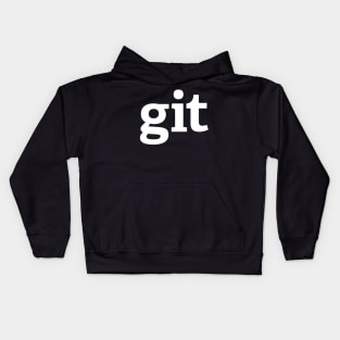 Git Authentic - version control system Kids Hoodie